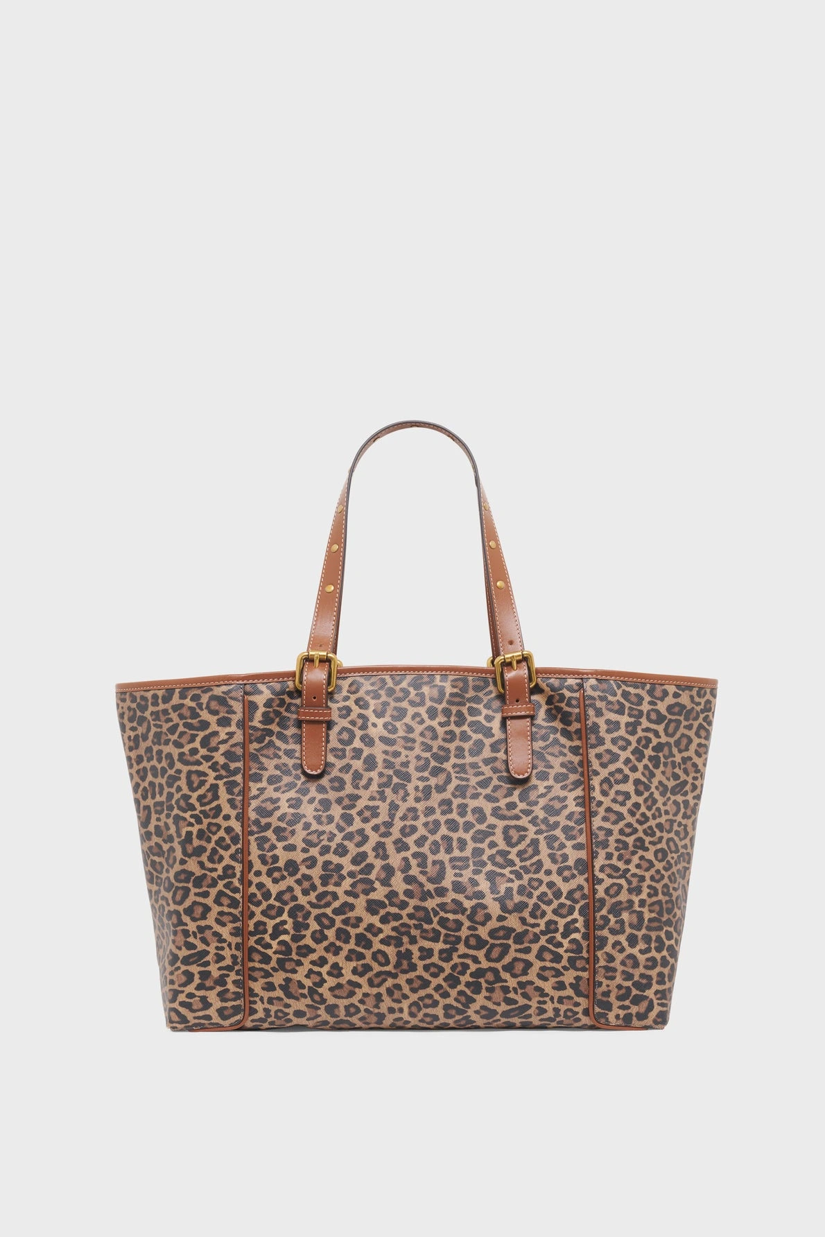 Cabas-en-toile-enduite-leopard-et-cuir-SIMPLE-BAG-gerard-darel-maroc-face