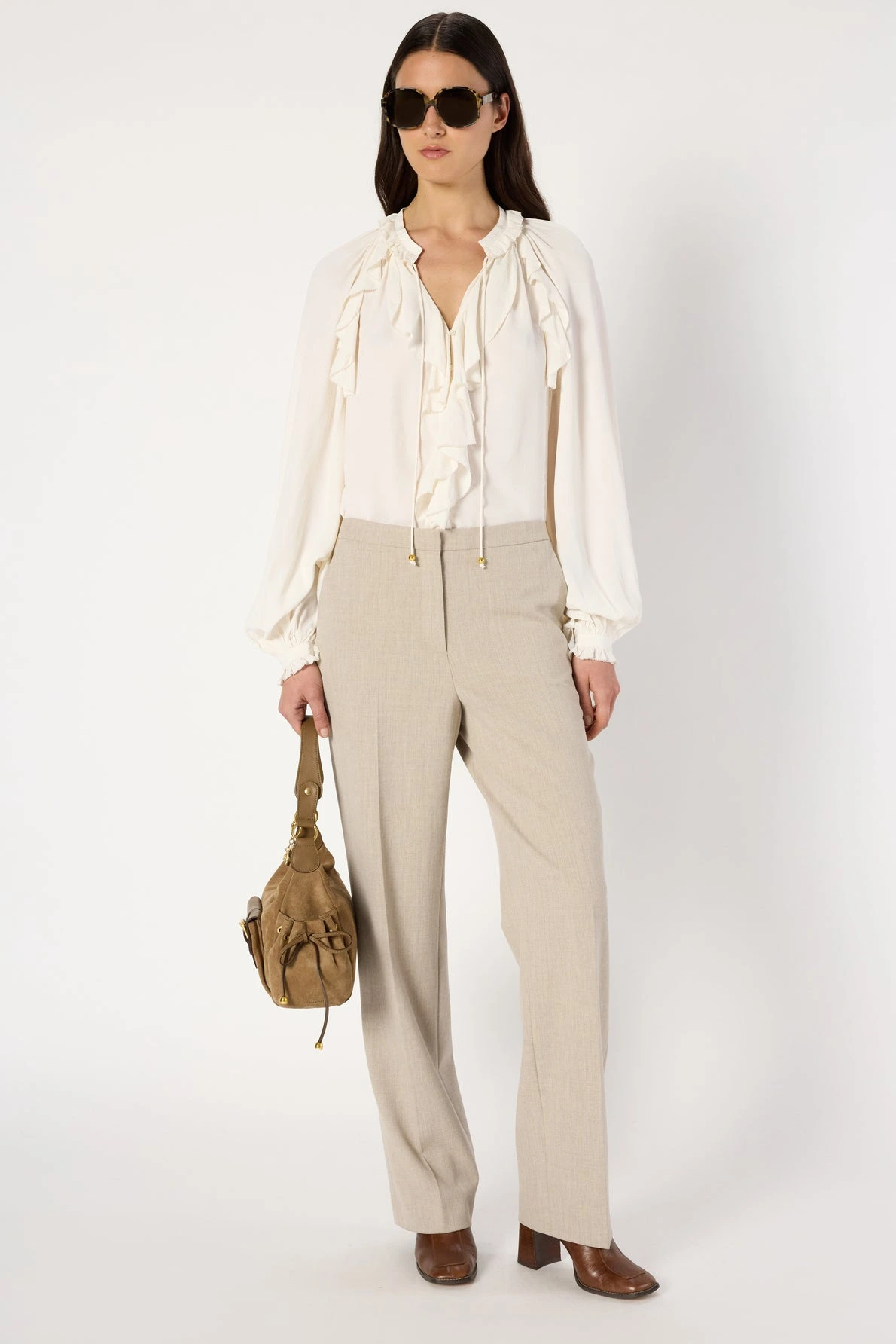 Pantalon-de-tailleur-elastique-CECILE-gerard-darel-maroc-sable-total-look